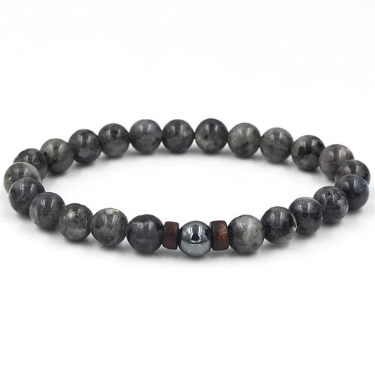 Grey Lava Stone bracelet