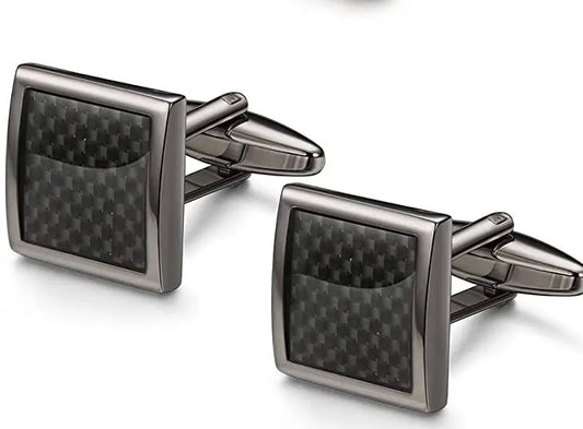 Black Square Cufflinks