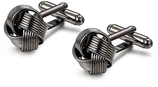 Silver Knot Cufflink